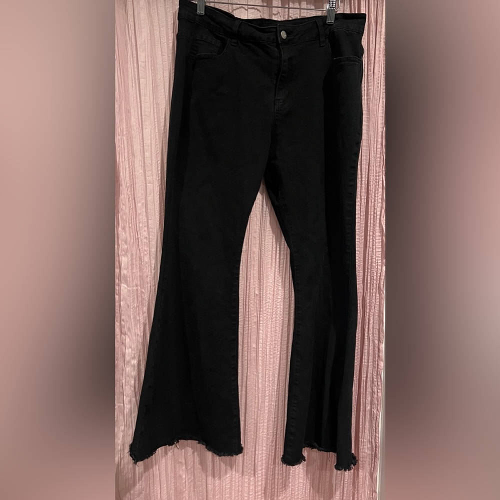 Black Flared Pants